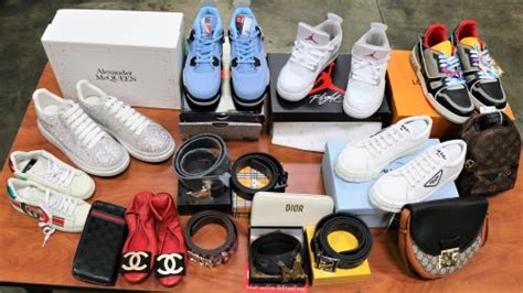 counterfeit designer products confiscated